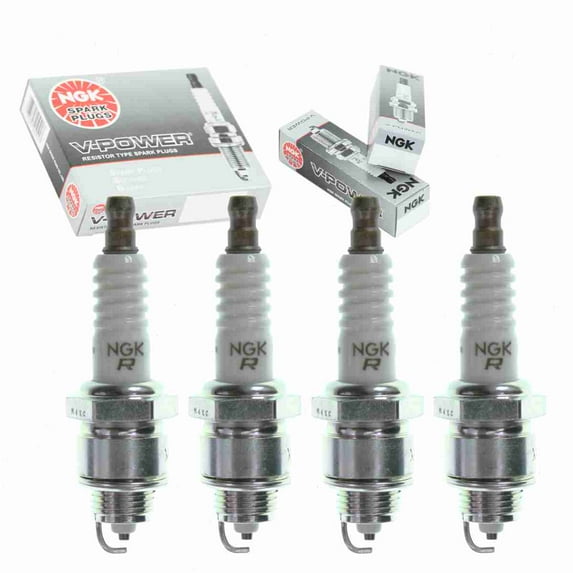 4 pc NGK 4536 V-Power Spark Plugs for 1765191 1835876T 1835922T 2R46SX 2R46SZ 3547 3647 4022 4023 4222 4223 5043 566 567 66 66C2 66S 7517 7520 7521 7921 847 847BP 847DP2 966 APP847 AR82-6 AR82-8