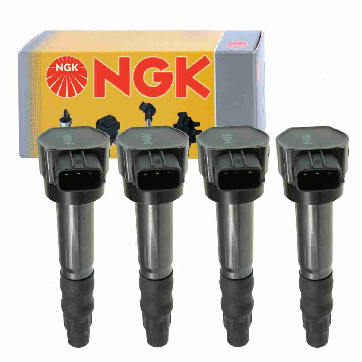 4 pc NGK 48711 Ignition Coils for 1415156 178-8384 921-2101 E1032 ...