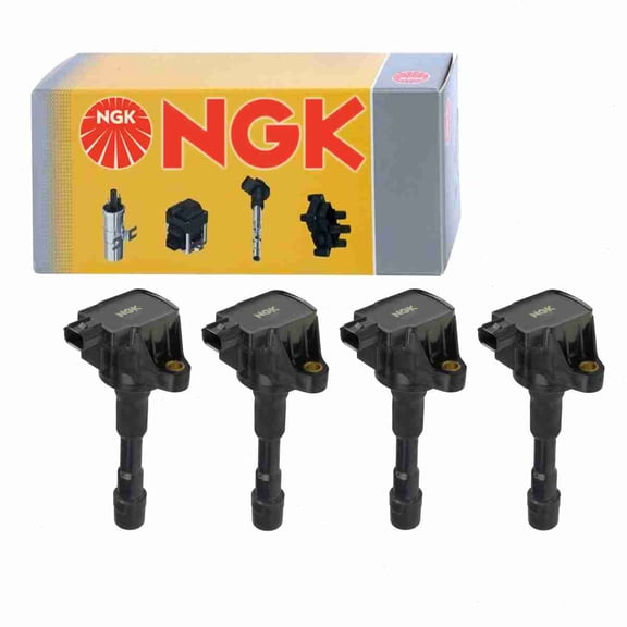 4 pc NGK 48752 Ignition Coils for 178-8484 30521-RBJ-003 30521-RBJ-013 30521-RBJ-S01 921-2162 921-2177 E1128 E1176 GN10646 IC731 IC779 IGC0080 UF-628 UF-676 UF628 Spark Plug Wire Boot