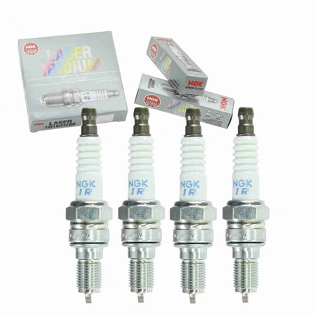 4 pc NGK 4888 Laser Iridium Spark Plugs for 31912-MCW-003 5631 VNH27Z Ignition Wire Secondary