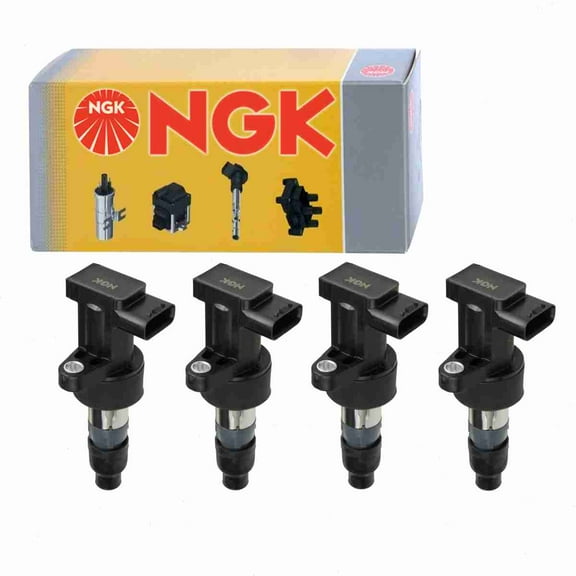 4 pc NGK 48924 Ignition Coils for 178-8472 2505-306719 36-8086 921-2084 C2S 11480 C2S 42673 C2S 7928 C2S11480 C2S42673 C2S7928 E915 GN10327 IC555 UF-435 UF435 XR8 22478 XR822478 Spark Plug Wire Boot