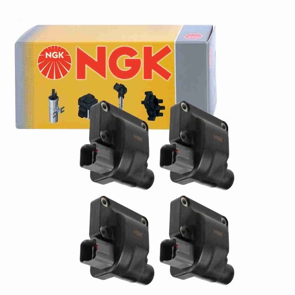 4 pc NGK 49046 Ignition Coils for 00263 1415045 178-8247 178-8520 30520-PT3-A02 30520-PT9-A02 88921330 920-1047 E546A E598 E800 GN10149 GN10188 IC170 IC355 UF-205 UF-98 UF205 UF205T UF98 Spark Plug