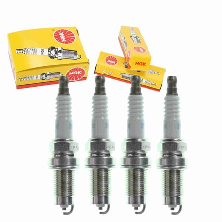 4 pc NGK 4936 Standard Spark Plugs for 1765207 22401-40F15 3135 K16GPR-U11 Ignition Wire Secondary Fits select: 1989 NISSAN 240SX