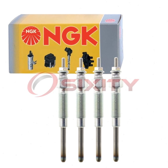 4 pc NGK 5376 Glow Diesel Glow Plugs for Ignition Cylinder Engine Secondary