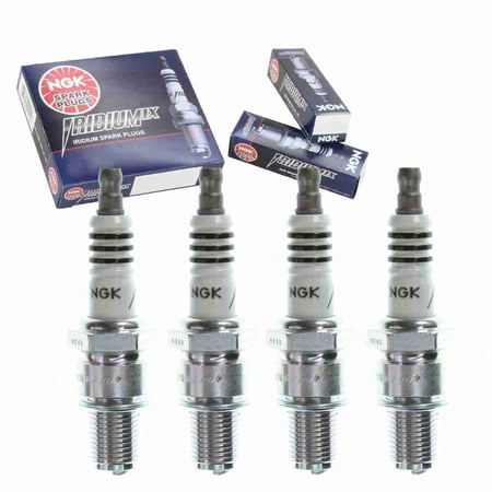 4 pc NGK 5438 Iridium IX Spark Plugs for Ignition Wire Secondary