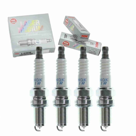 4 pc NGK 5477 Laser Iridium Spark Plugs for 09482-00565 Ignition Wire Secondary
