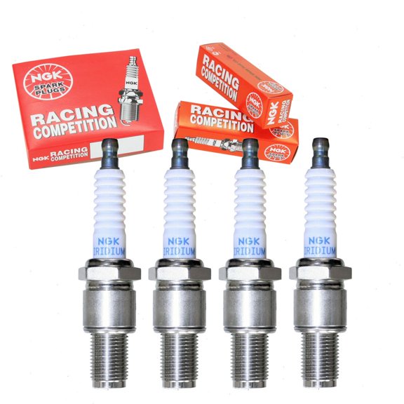 4 pc NGK 5501 Racing Spark Plugs for 5720 IRE01-31 Ignition Wire Secondary