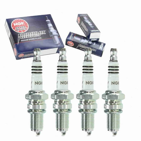 4 pc NGK 5545 Iridium IX Spark Plugs for 4109 4112 5377 90793-20014 90793-20120 90793-20155 98069-59916-HE 98069-5991F 99000-69835-PR9 999-06910-X9-017 IX27B X27EP-ZU9 X27EPR-ZU9 XS4162 Ignition Wire