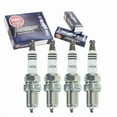 thumbnail image 1 of 4 pc NGK 5689 Iridium IX Spark Plugs for .K6RTP 1765286 1765292 4707 5302 5958798 9139643 F6DP F7DCR4 IQ20 IQ20TT Ignition Wire Secondary Fits select: 1987-1992 TOYOTA SUPRA, 1993-1998 SAAB 900, 1 of 3