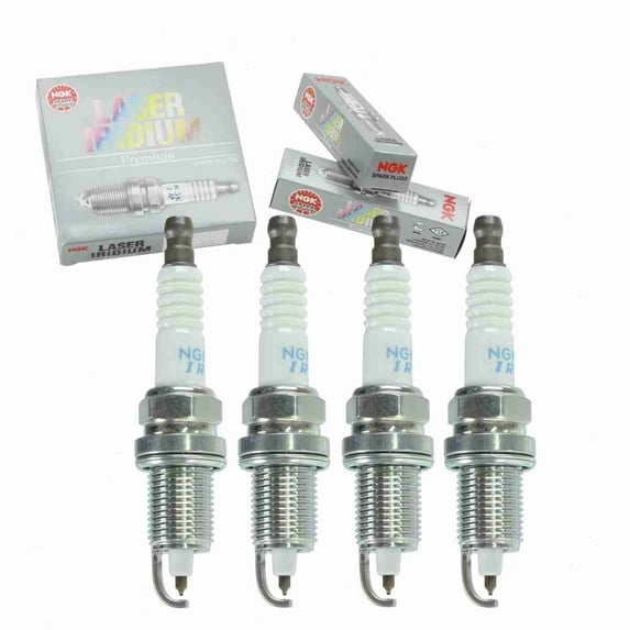 4 pc NGK 5899 Laser Iridium Spark Plugs for 33-892567 33-892567Q 8M0058935 Ignition Wire Secondary