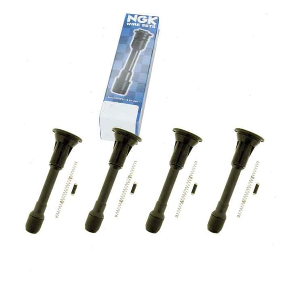 4 pc NGK 58999 Ignition Coil Boots for 174028 175-1071 178003 671-4311 671-8180 702513 SPB195 SPP132E Direct Spark Plug Wire Fits select: 2007-2013 NISSAN ALTIMA, 2008-2013 NISSAN ROGUE