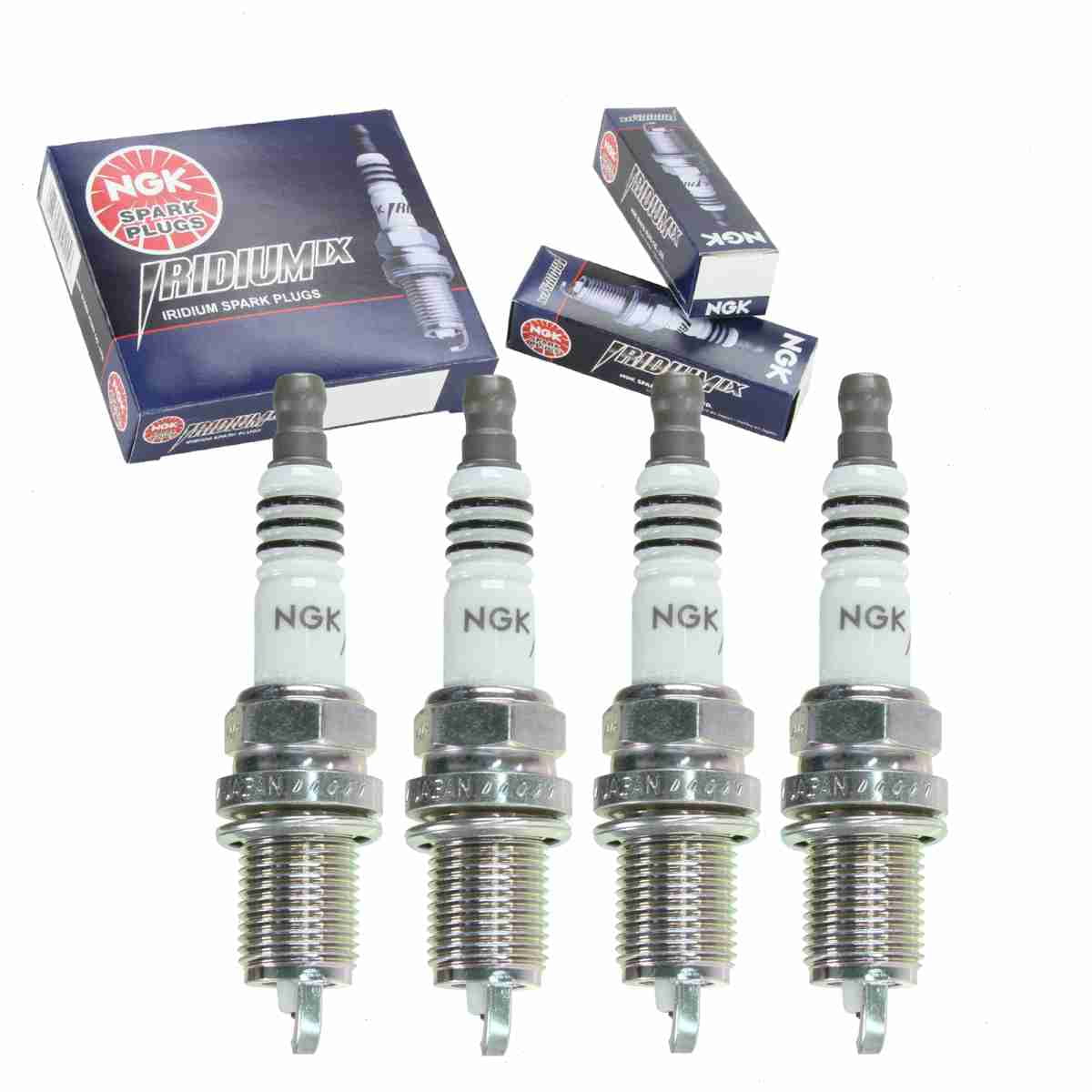 4 pc NGK 6441 Iridium IX Spark Plugs for 1UNH-18-110 4701 5357 5358 9603 9604 9664 9803 9803S 999-06910-X9-020 BY481-ZFR6F FR7KII33X FR7LII33X FR8KII332X IK16L IK16TT IK20L MZ602069 XP5224 Ignition