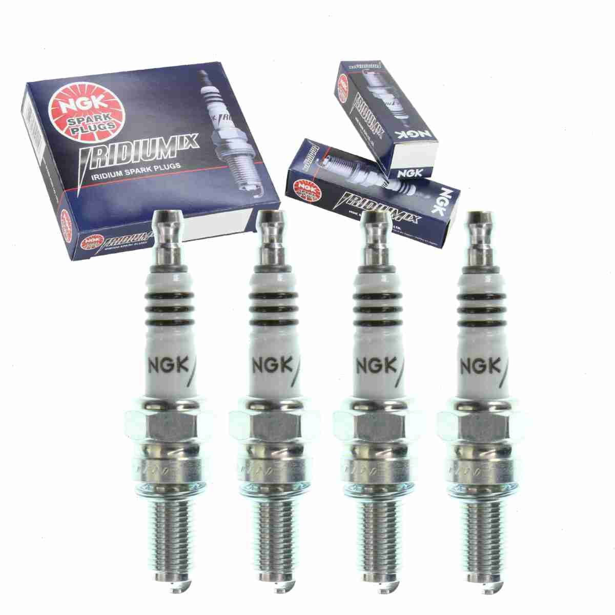 4 pc NGK 6482 Iridium IX Spark Plugs for 4134 4169 5364 5367 IU31 IU31A U31ESN-ZU U31ESRNZU Ignition Wire Secondary