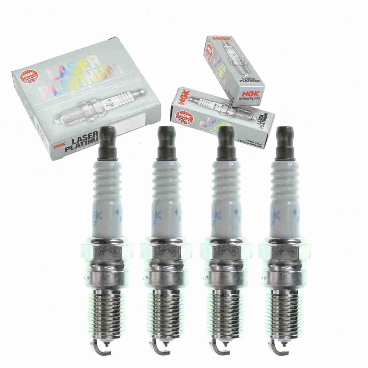 Performance Auto 4pc NGK 6579 Laser Platinum Spark Plugs Set for 