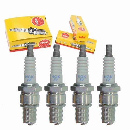 4 pc NGK 6669 Standard Spark Plugs for Ignition Wire Secondary