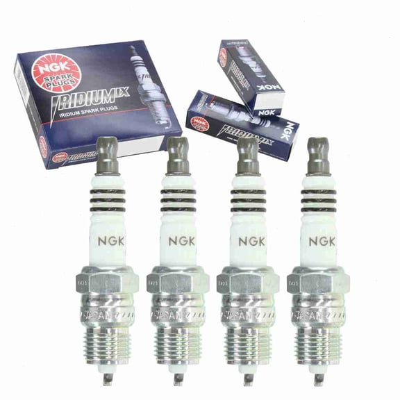 4 pc NGK 7177 Iridium IX Spark Plugs for 1 10 2 4448 4502 4716 5330 AF42 ASF32P H8BP HGR9BQI IFT16 ITF16 ITF20TT SP501 V12YC XP24 XP24DP2 XP25 XP25DP2 Ignition Wire Secondary