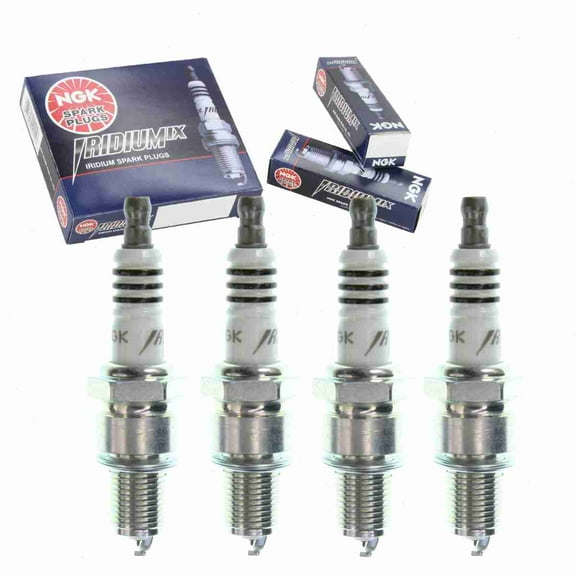 4 pc NGK 7214 Iridium IX Spark Plugs for 4478 IW16 Ignition Wire Secondary Fits select: 1970 CHEVROLET NOVA, 1970 CHEVROLET EL CAMINO