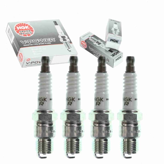 4 pc NGK 7240 V-Power Spark Plugs for 108 1835738T 35 3623 3625 3627 683 684 685 687 7573 7584 7973 ARF2-6 ARF3-6 ARF4-6 ARF41C15 ARF41CU15 ARF8-6 HR10ACY HR10AY HR8ACY HR8AY HR9ACY HR9AY R42TX R43T6