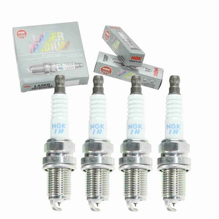 4 pc NGK 7418 Laser Iridium Spark Plugs for 09482-00549 4503 4512 4701 FGR9DQI IK16TT PK16TT Ignition Wire Secondary Fits select: 2007-2009 SUZUKI SX4, 2001-2004 CHEVROLET TRACKER
