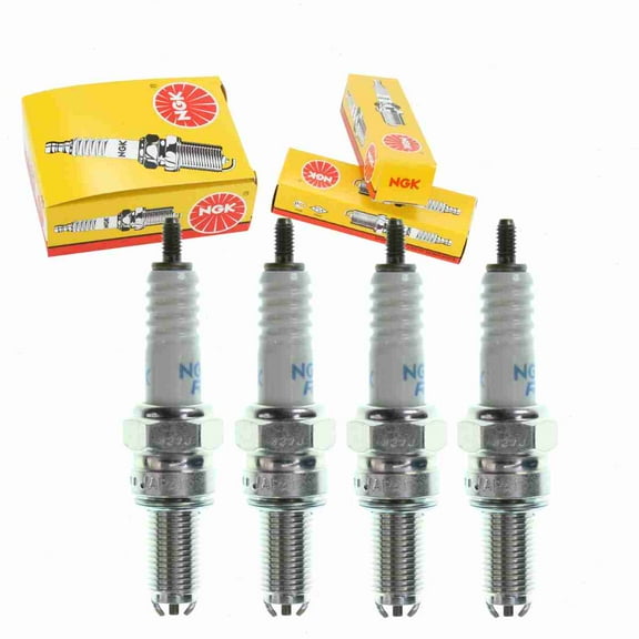 4 pc NGK 7546 Standard Spark Plugs for 09482-00414 4201 B7RD U22ETR Ignition Wire Secondary