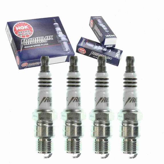 4 pc NGK 7588 Iridium IX Spark Plugs for Ignition Wire Secondary Fits select: 1975 CHEVROLET CORVETTE, 1977-1978 CHEVROLET C10
