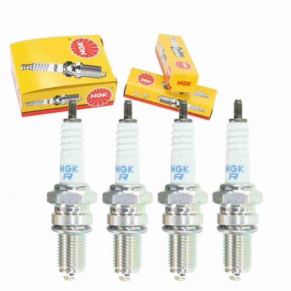 4 pc NGK 7839 Standard Spark Plugs for 0217-713 09482-00398 182001-26760 7409 92070-1165 94701-00345 94703-00345 98069-5771P 98069-5771P-00 RAX96C Ignition Wire Secondary Fits select: 1988 BMW M5