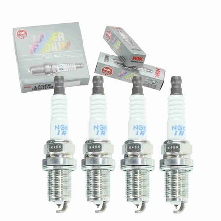 4 pc NGK 7854 Laser Iridium Spark Plugs for 09482-00538 27410-23700 4503 4701 9006 9006S IK16TT PK16TT REC10WYPB4 Ignition Wire Secondary Fits select: 2006-2010 HYUNDAI SONATA
