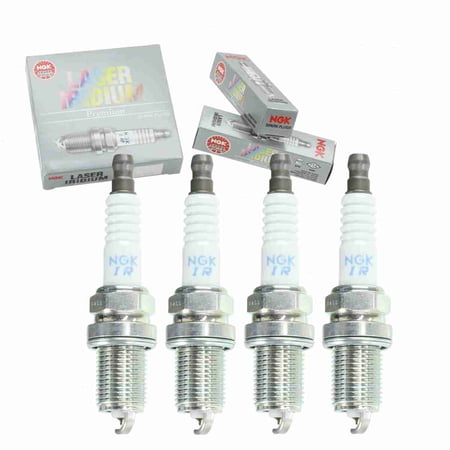 4 pc NGK 7866 Laser Iridium Spark Plugs for 4503 4550157 4701 AJ84575 C2A1535 IK16TT LR005253 PK16TT Ignition Wire Secondary Fits select: 2005-2009 LAND ROVER LR3
