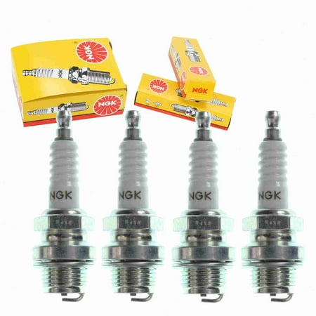 4 pc NGK 7909 Standard Spark Plugs for 2695 2772 372 5004 506 B2 B2W BT2 C81 D6 K-8 K3G K5G K7 K8G M24S M4A1 S81F S82F TC81 TC82 Ignition Wire Secondary