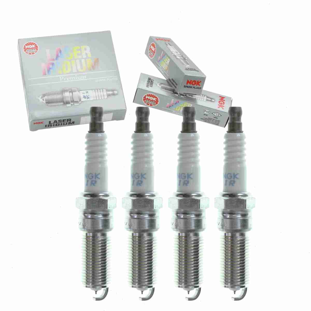 4 pc NGK 90607 Laser Iridium Spark Plugs for 41-814 4314 4513 4718 6M8G 12405 BB 6M8G-12405-BB 6M8G12405BB 96302 AYFS32YR AYSF32YPC B2401-HA00B CV6E 12405 AA CV6E-12405-AA HGR8MDP0 ITV16TT PTV16TT