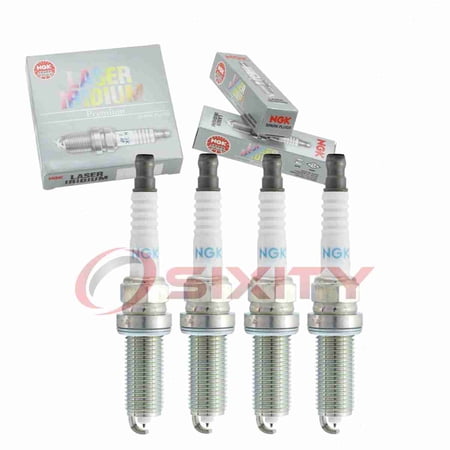 4 pc NGK 91121 Laser Iridium Spark Plugs for Ignition Wire Secondary