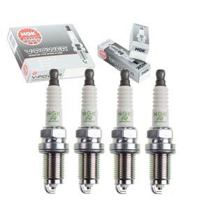 4 pc NGK 92566 V-Power Spark Plugs for Ignition Wire Secondary