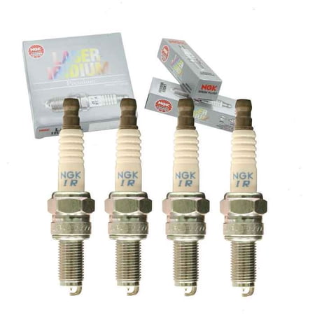 4 pc NGK 92579 Laser Iridium Spark Plugs for Ignition Wire Secondary