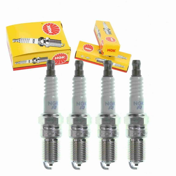 4 pc NGK 92838 Standard Spark Plugs for 9L8E-12405-AC CGSF22N SP518 Ignition Wire Secondary