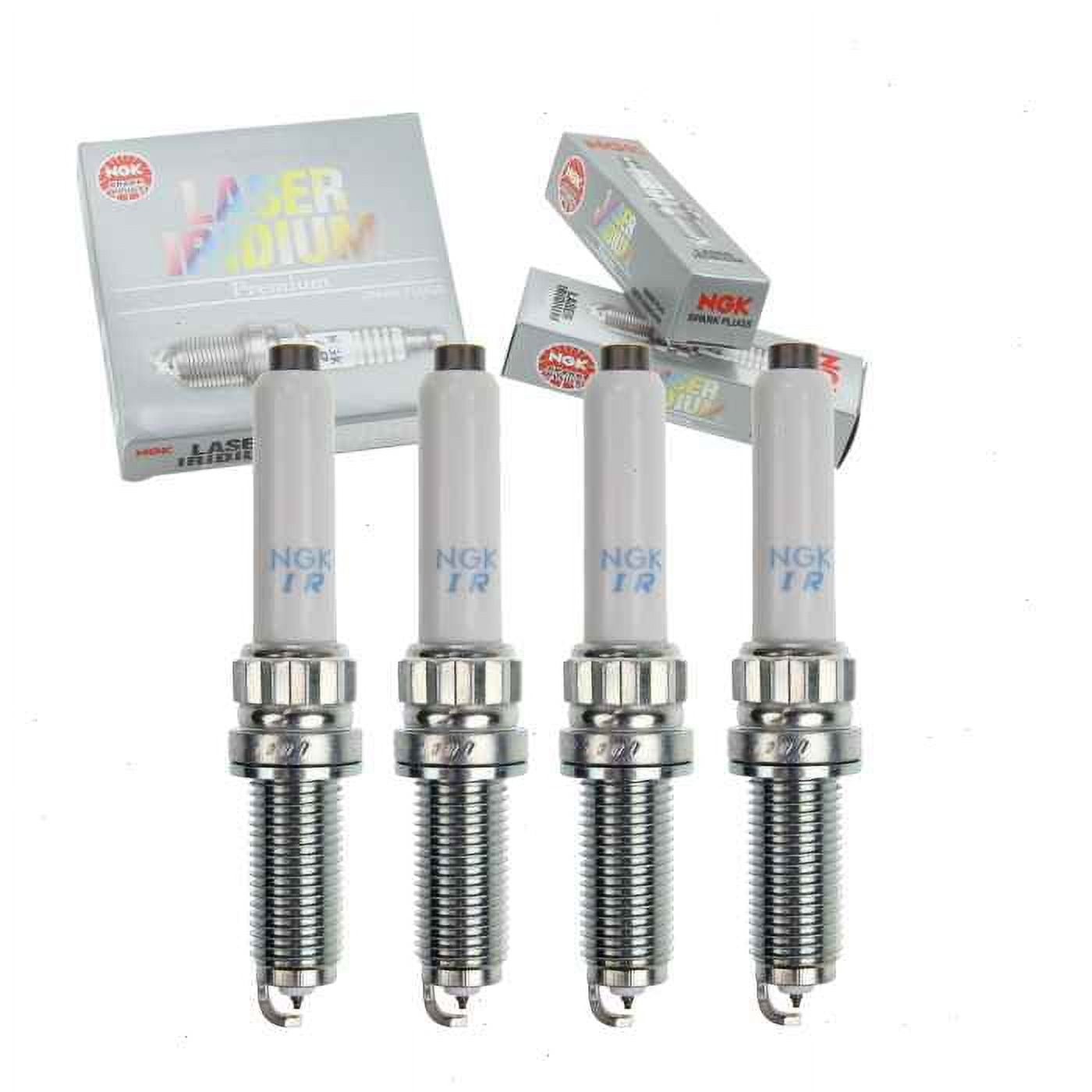 4 pc NGK 94201 Laser Iridium Spark Plugs for 0 040 552 12 12 0 041 666 Ignition Wire Secondary