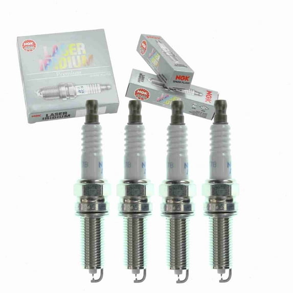 4 pc NGK 96957 Laser Iridium Spark Plugs for 1822A078 Ignition Wire Secondary