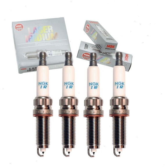 4 pc NGK 97506 Laser Iridium Spark Plugs for 12 12 0 039 664 12 12 0 040 573 12 12 7 622 445 8165 Ignition Wire Secondary
