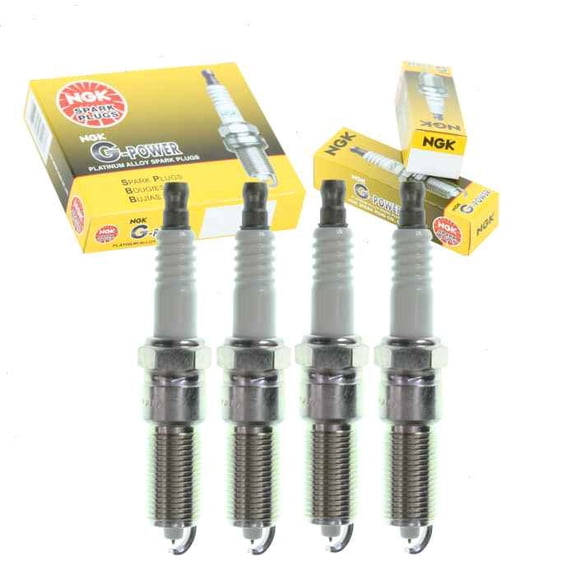 4 pc NGK G-Power Spark Plugs compatible with Jeep TJ 2.4L L4 2003-2006