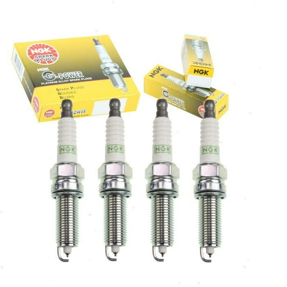 4 pc NGK G-Power Spark Plugs compatible with Kia Soul 1.6L L4 2012-2019
