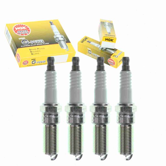 4 pc NGK G-Power Spark Plugs compatible with Mazda 6 2.3L 2.5L L4 2006-2013