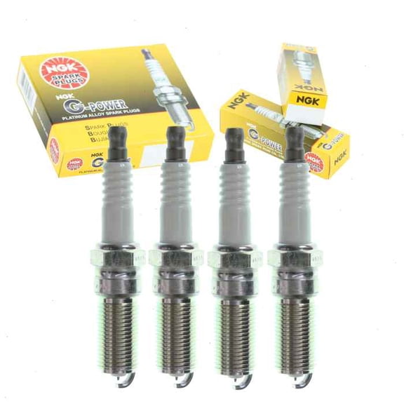 4 pc NGK G-Power Spark Plugs compatible with Saturn LW200 2.2L L4 2001-2003