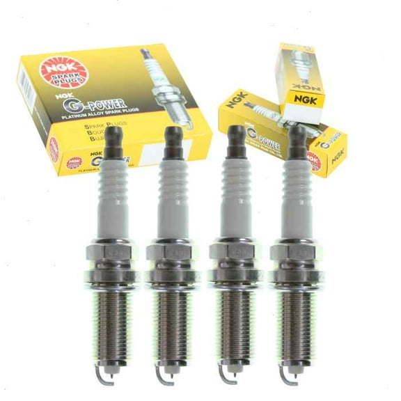 4 pc NGK G-Power Spark Plugs compatible with Subaru WRX STI 2.5L H4 2013-2018
