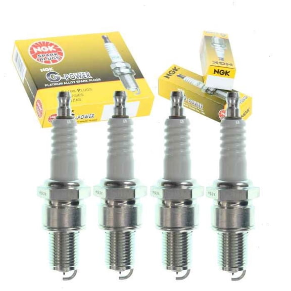 4 pc NGK G-Power Spark Plugs compatible with Triumph Spitfire 1.1L 1.3L 1.5L L4 1963-1980