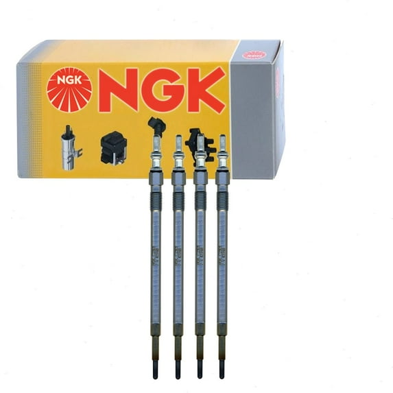 4 pc NGK Glow Diesel Glow Plugs compatible with Freightliner Sprinter 2500 2.1L L4 2014-2017