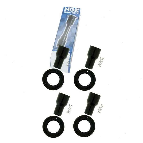 4 pc NGK Ignition Coil Boots compatible with Toyota Avalon 2.5L L4 2013-2018
