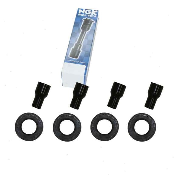 4 pc NGK Ignition Coil Boots compatible with Toyota Matrix 1.8L 2.4L L4 2003-2013
