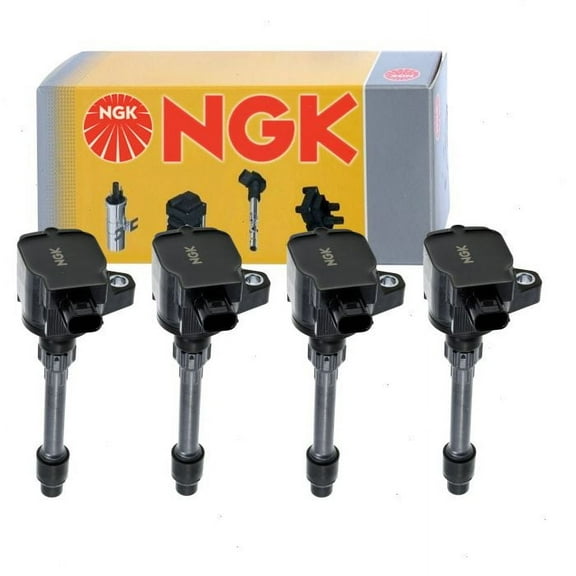 4 pc NGK Ignition Coils compatible with Acura RDX 2.0L L4 2019