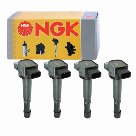 4 pc NGK Ignition Coils compatible with Honda S2000 2.2L L4 2004-2005