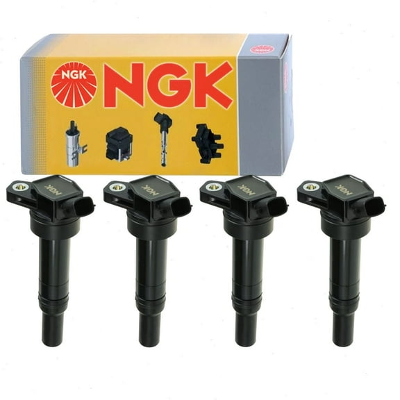 4 pc NGK Ignition Coils compatible with Kia Soul 2.0L L4 2012-2019