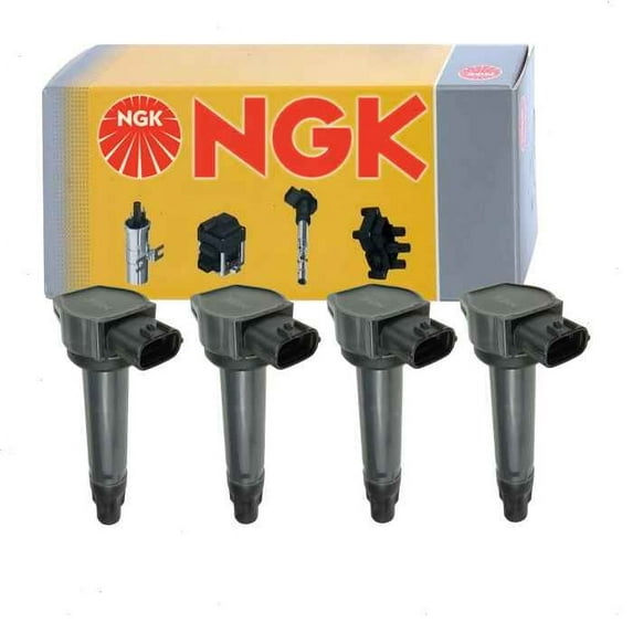4 pc NGK Ignition Coils compatible with Mitsubishi Outlander Sport 2.0L 2.4L L4 2011-2017